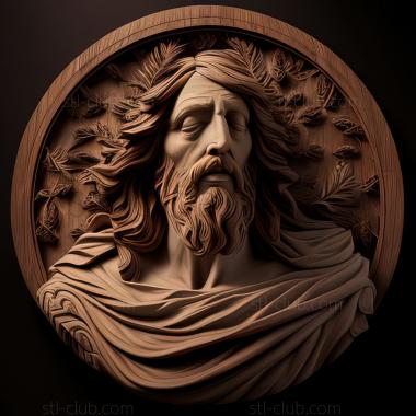 3D model st jesus (STL)